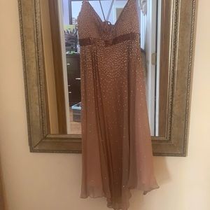 Niteline nude and peach dress